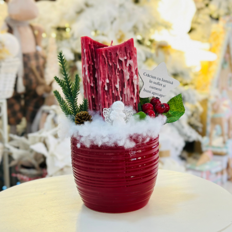 Aranjament cu îngeraș de Crăciun!