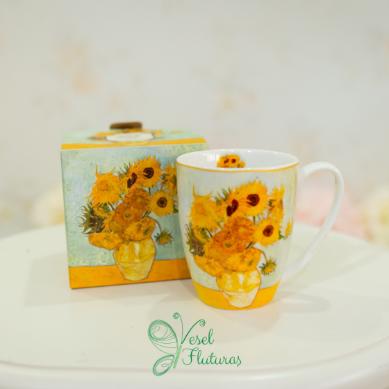 Cană Stil Van Gogh - Floarea-Soarelui