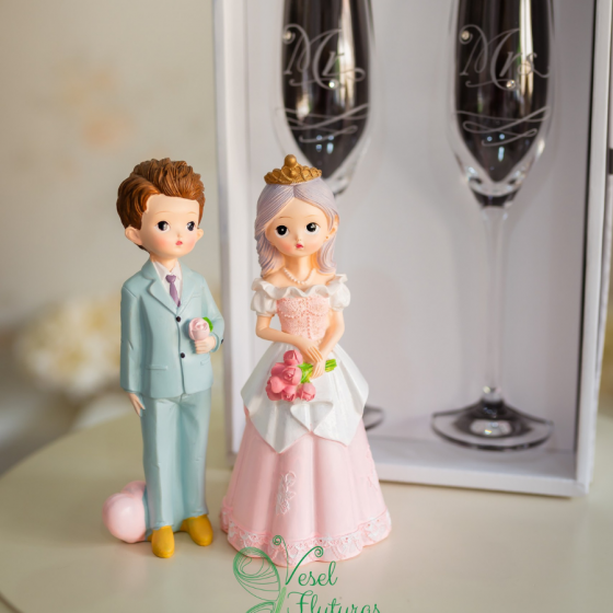 Figurine Elegante pentru Nuntă și Cununie Civilă